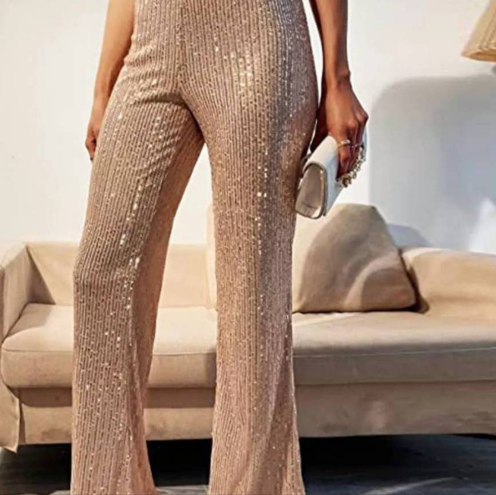 New ASOS Gold Sequin Trousers party pants
